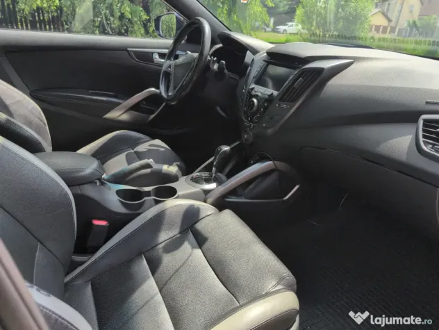 Veloster Turbo Premium – 2016 – 65.500 km – 186 CP – DCT Automată – Panoramic
