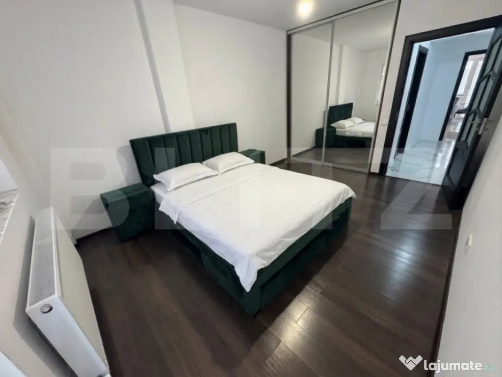 Apartament 3 camere, 63 mp, parcare, 2 balcoane, zona Stejar - Floresti (Cluj)