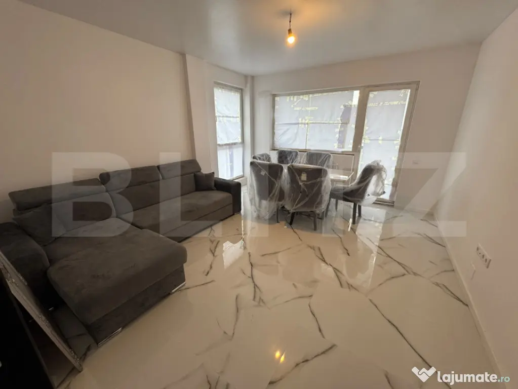 Apartament 3 camere, 63 mp, parcare, 2 balcoane, zona Stejar - Floresti (Cluj)