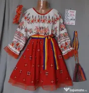 Costum popular pentru copii 6-7-8-9 ani 225 lei 