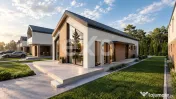 Casă în stil chalet, la baza Dealului Lempeș 175 mp utili 
