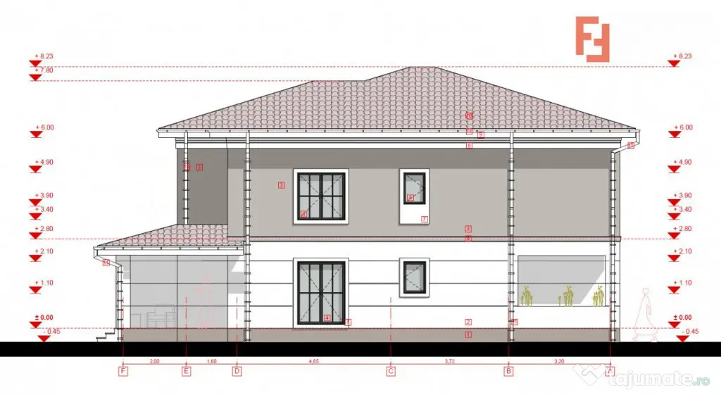 Duplex 4 camere, Sacalaz - Proiect nou - Sacalaz (Timis)