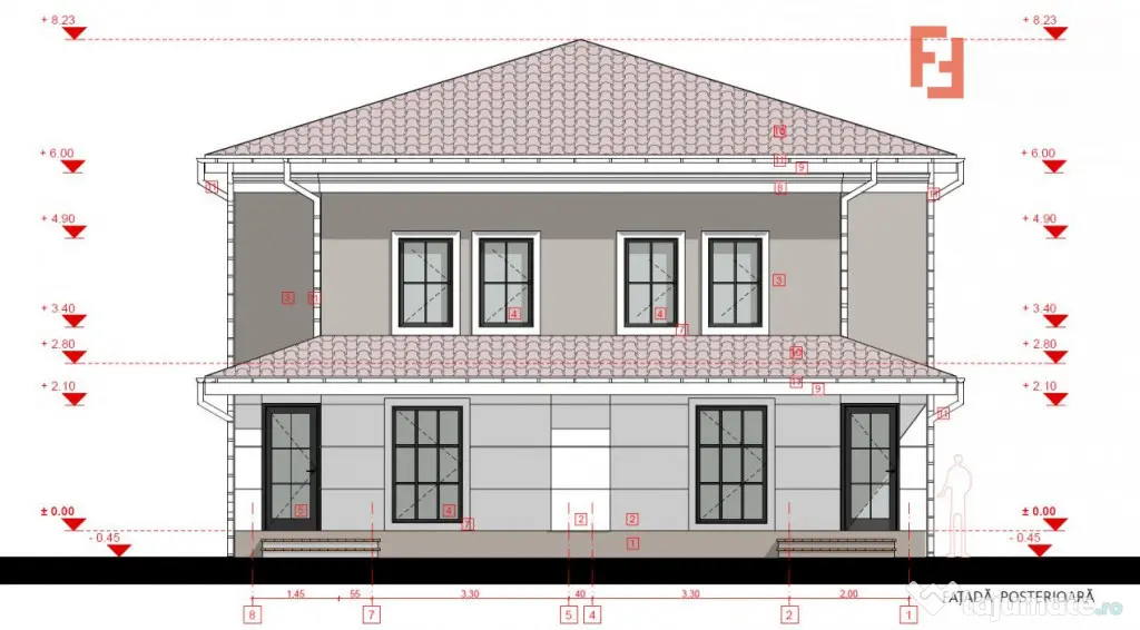 Duplex 4 camere, Sacalaz - Proiect nou - Sacalaz (Timis)