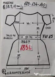 Rochita Furnica pentru copii 8-9-10 ani 185 lei 