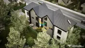 Casa 5 camere, 4 bai, 150 mp-strada asfaltata- Popesti Leordeni 
