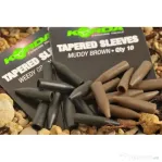 Manson Protectie Agrafa/Vartej Korda Tapered Silicon Sleeves, Brown, 10buc/plic