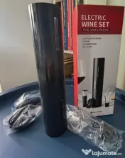 Desfăcător electric pentru vin – 4 piese – nou 