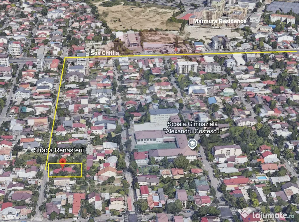 Casă individuală cu teren de 484mp în Sectorul 1, Bucureștii Noi Chitila