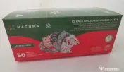 Măști medicale, 3 straturi, 5 culori/tematică Crăciun, set 50 buc/cutie 