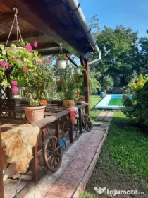 Colt de poveste, 1600 mp, piscina, semineu, centru Giarmata