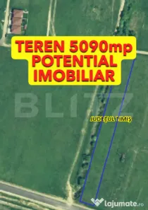Teren extravilan, 5090 mp, zona Giroc