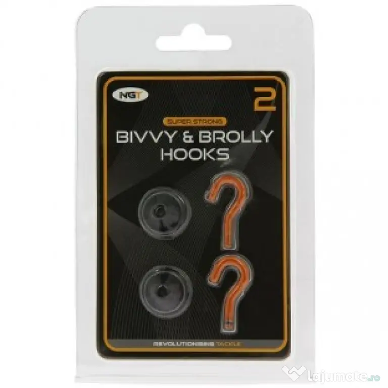 Carlig Magnetic NGT pentru accesorii cort, 2buc/plic