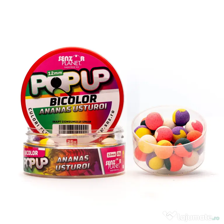 Pop-Up Bicolor Ananas & Usturoi Senzor, 12mm, 25gr