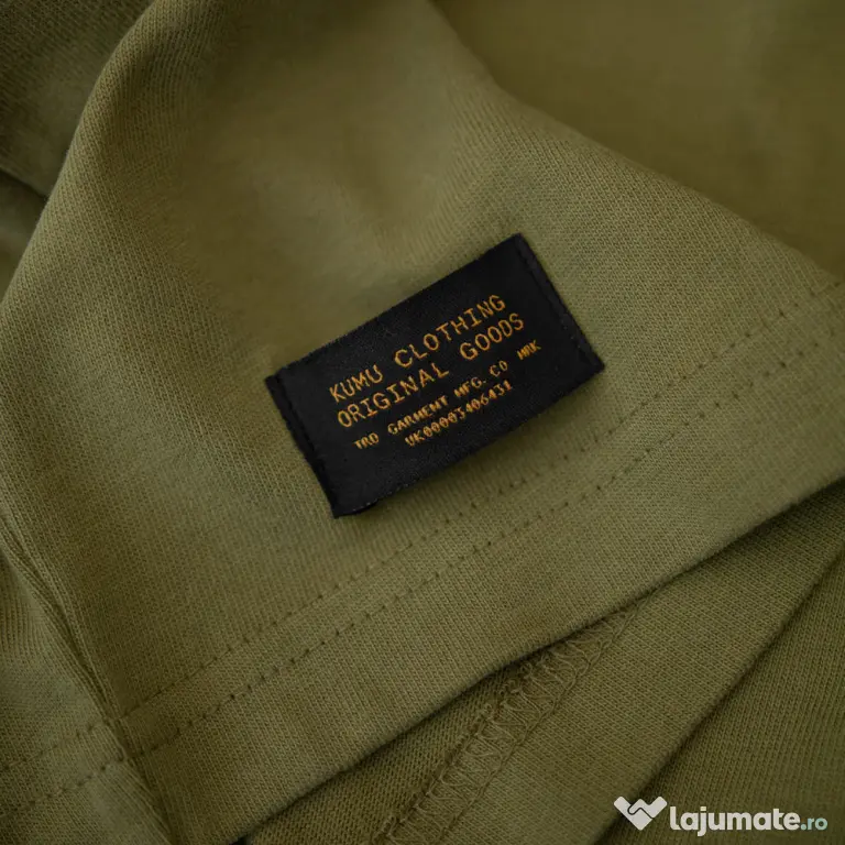 Tricou Kumu Heavyweight Pocket, Kaki, marimea XXL