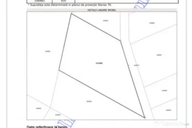 Teren intravilan 935 mp, intabulat, cu utilități la limit? - Sambata de Sus (Brasov)