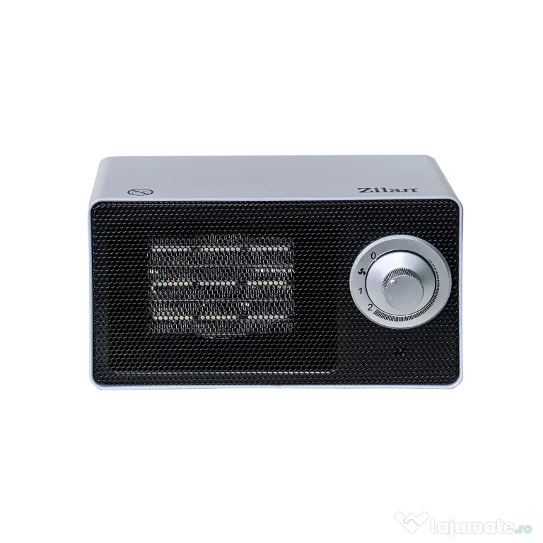 Aeroterma ceramica, putere 1000W, 2 nivele de incalzire, termostat, oprire automata la rasturnare / ZLN 2007