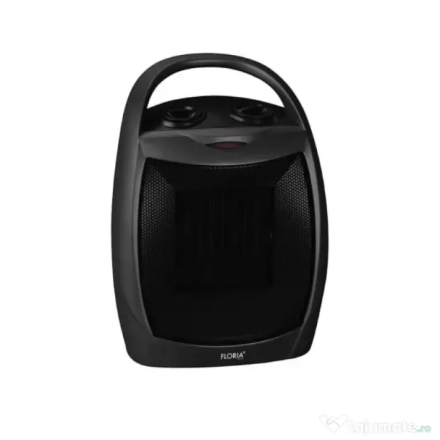Aeroterma Ceramica, Putere 1500W, 2 trepte de reglare temperatura+aer rece, Termostat reglabil, Sistem siguranta impotriva rasturnarii / ZLN 6188