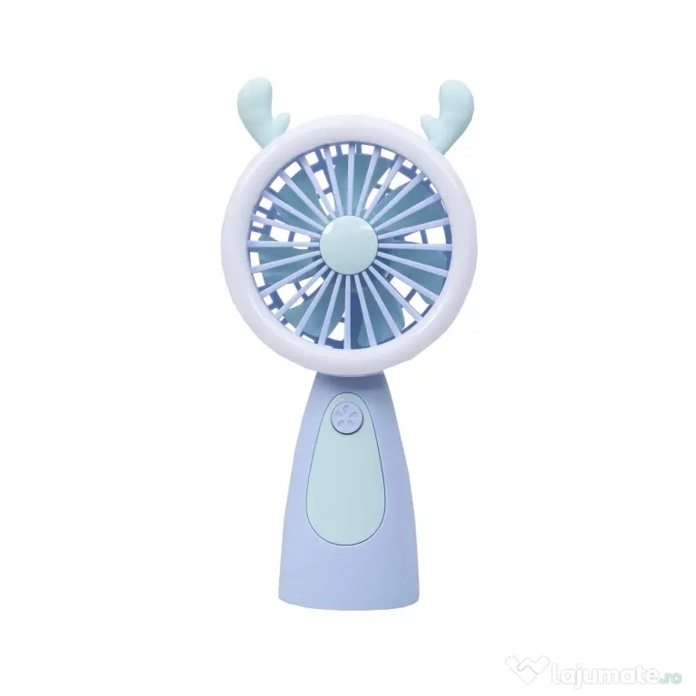 Ventilator de mana, alimentare USB, 3.7w, 3 viteze, mov / ZTS 8242
