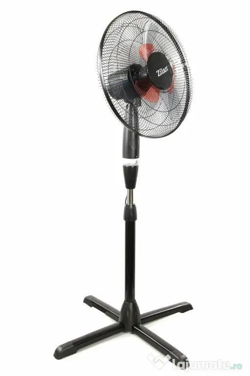Ventilator cu picior, diametru 40cm, putere 60 W, palete duble, unghi inclinare reglabil, 3 trepte de viteza / ZLN 2331
