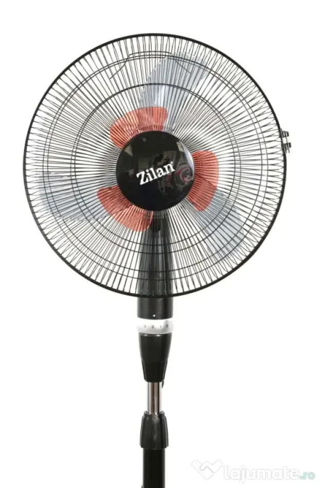 Ventilator cu picior, diametru 40cm, putere 60 W, palete duble, unghi inclinare reglabil, 3 trepte de viteza / ZLN 2331