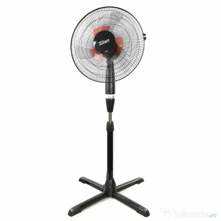 Ventilator cu picior, diametru 40cm, putere 60 W, palete duble, unghi inclinare reglabil, 3 trepte de viteza / ZLN 2331