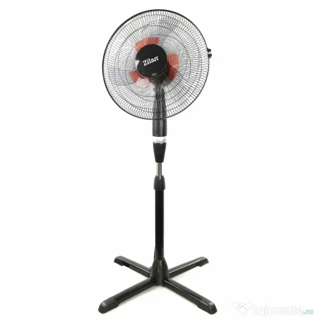 Ventilator cu picior, diametru 40cm, putere 60 W, palete duble, unghi inclinare reglabil, 3 trepte de viteza / ZLN 2331