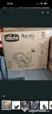 Scaun auto Nou Chicco isofix 360 negru 