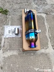 Toba SPORT MOTO / ATV AKRAPOVIC BLUE FLAME 