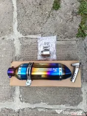 Toba SPORT MOTO / ATV AKRAPOVIC BLUE FLAME 