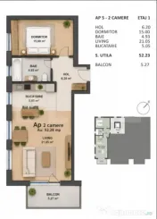 Apartament 2 camere, Imobil nou ,Standard nZeb, Dorobantilor
