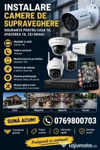 Instalari camere de supraveghere OLT
