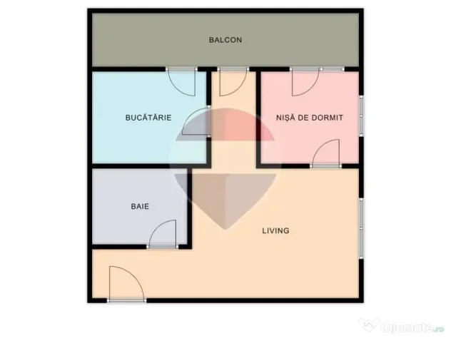 Apartament cu 1.5 camere de vanzare, 40 mp + terasa 12mp, Parcare - Cluj-Napoca (Cluj)