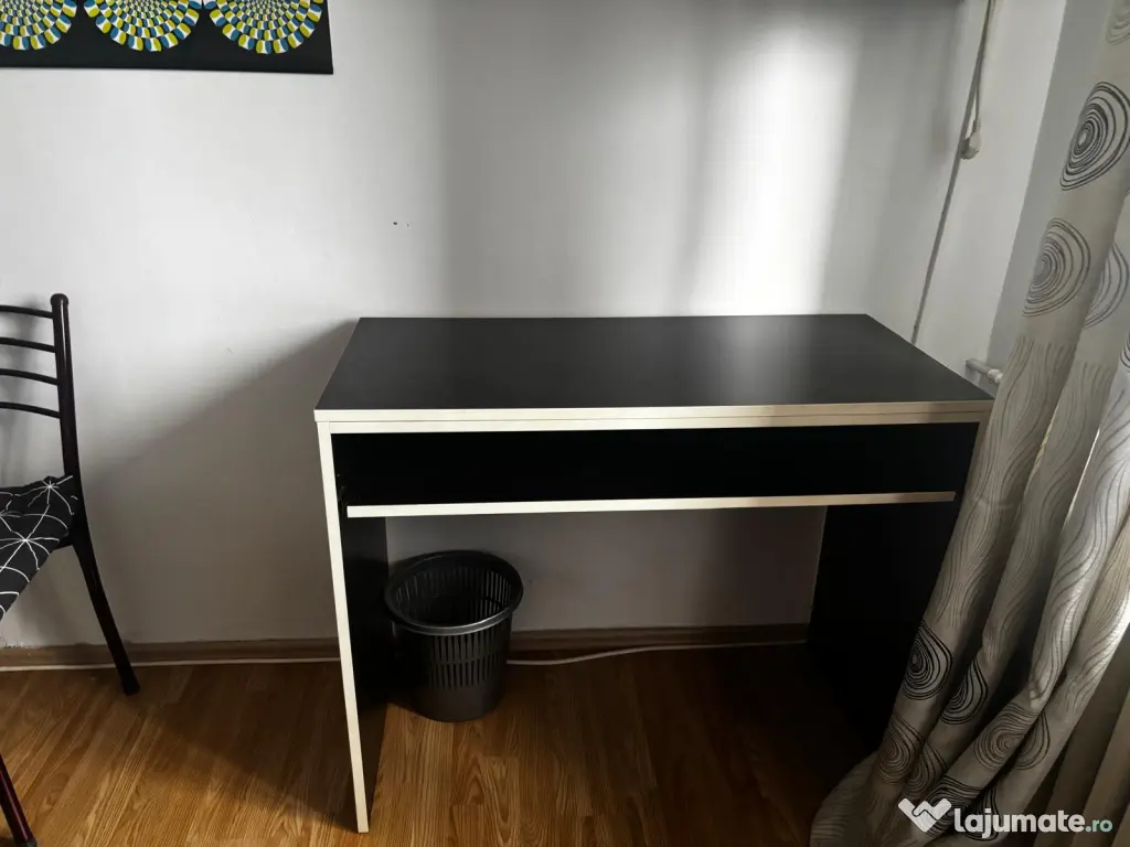 Set mobila - dormitor tineret complet - pat cu ladă, dulap, birou și comodă