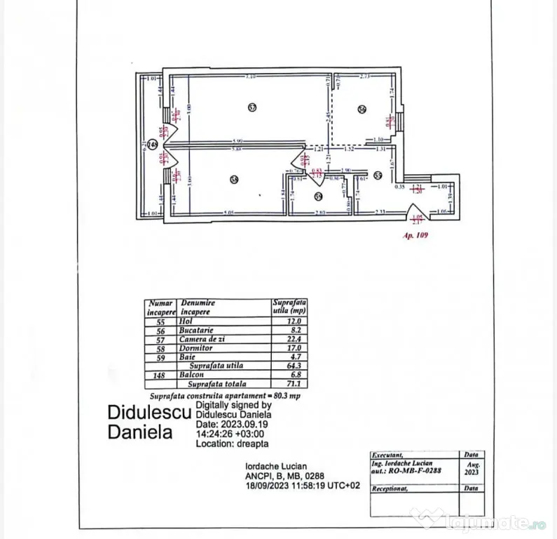 2 Camere | My Place Residence | 71 mp | Mobilat si Utilat | - Bucuresti (Bucuresti-Ilfov)