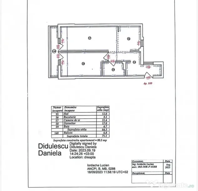 2 Camere | My Place Residence | 71 mp | Mobilat si Utilat | - Bucuresti (Bucuresti-Ilfov)