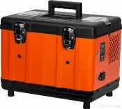 Încălzitor pe motorină tip Sirocou Webasco KraftDele KD11784, 9 kW, 12V/24V/230V, cu cameră de ardere închisă și panou LCD 