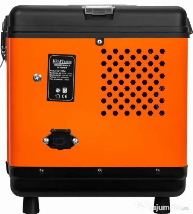 Încălzitor pe motorină tip Sirocou Webasco KraftDele KD11784, 9 kW, 12V/24V/230V, cu cameră de ardere închisă și panou LCD