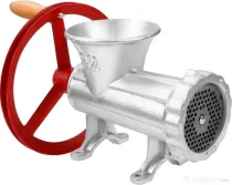 Mașină manuală de tocat carne nr. 32 KraftDele KD4194, din aliaj de fontă galvanizată, cu 3 site și accesorii pentru cârnați