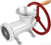 Mașină manuală de tocat carne nr. 32 KraftDele KD4194, din aliaj de fontă galvanizată, cu 3 site și accesorii pentru cârnați 