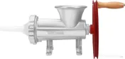 Mașină manuală de tocat carne nr. 32 KraftDele KD4194, din aliaj de fontă galvanizată, cu 3 site și accesorii pentru cârnați 