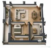 Apartament 2 camere open space Preajba - 0% comision la cump