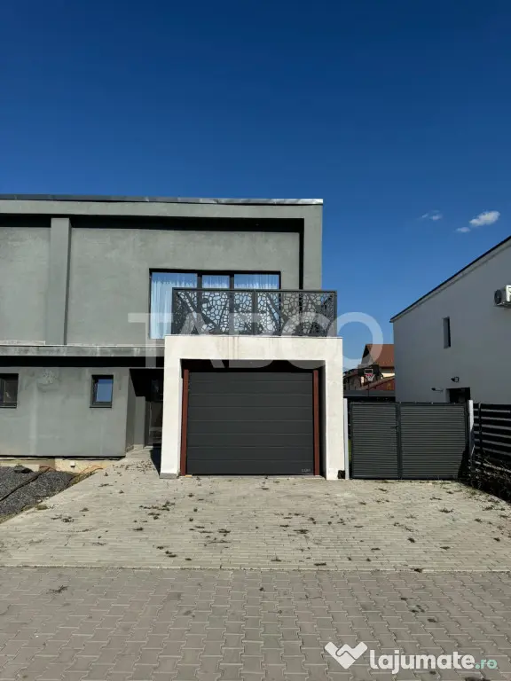 Casa de inchiriat 4 camere 2 bai teren 380 mp garaj Arhitect - Sibiu (Sibiu)