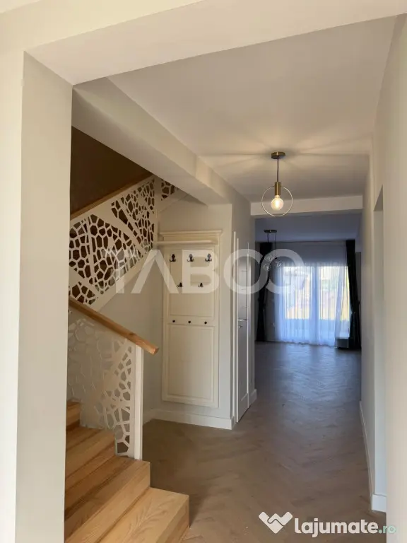 Casa de inchiriat 4 camere 2 bai teren 380 mp garaj Arhitect - Sibiu (Sibiu)