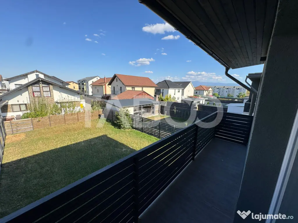 Casa de inchiriat 4 camere 2 bai teren 380 mp garaj Arhitect - Sibiu (Sibiu)
