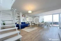 Penthouse de vanzare 2 nivele 160 mp utili 75 mp terasa cu g
