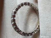 Verigheta inel Eternity Memory aur alb18k diamante naturale 2ct 