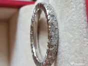 Verigheta inel Eternity Memory aur alb18k diamante naturale 2ct 