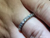Verigheta inel Eternity Memory aur alb18k diamante naturale 2ct 
