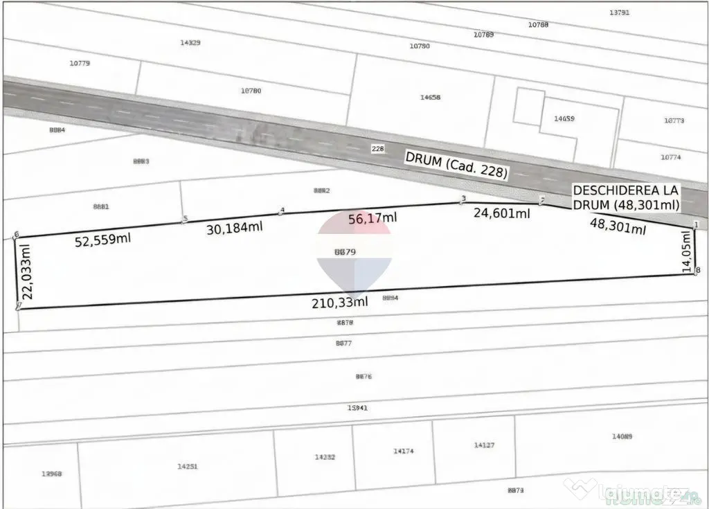 Teren intravilan 4.900 mp Albota|540 m de DN65|Certificat de Urbanism - Albota (Arges)