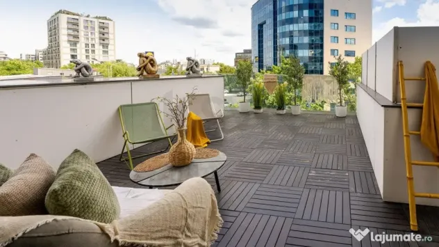 Apartament 2 camere de lux de Г®nchiriat One Herastrau Towers, terasДѓ 24 mp - Bucuresti (Bucuresti-Ilfov)